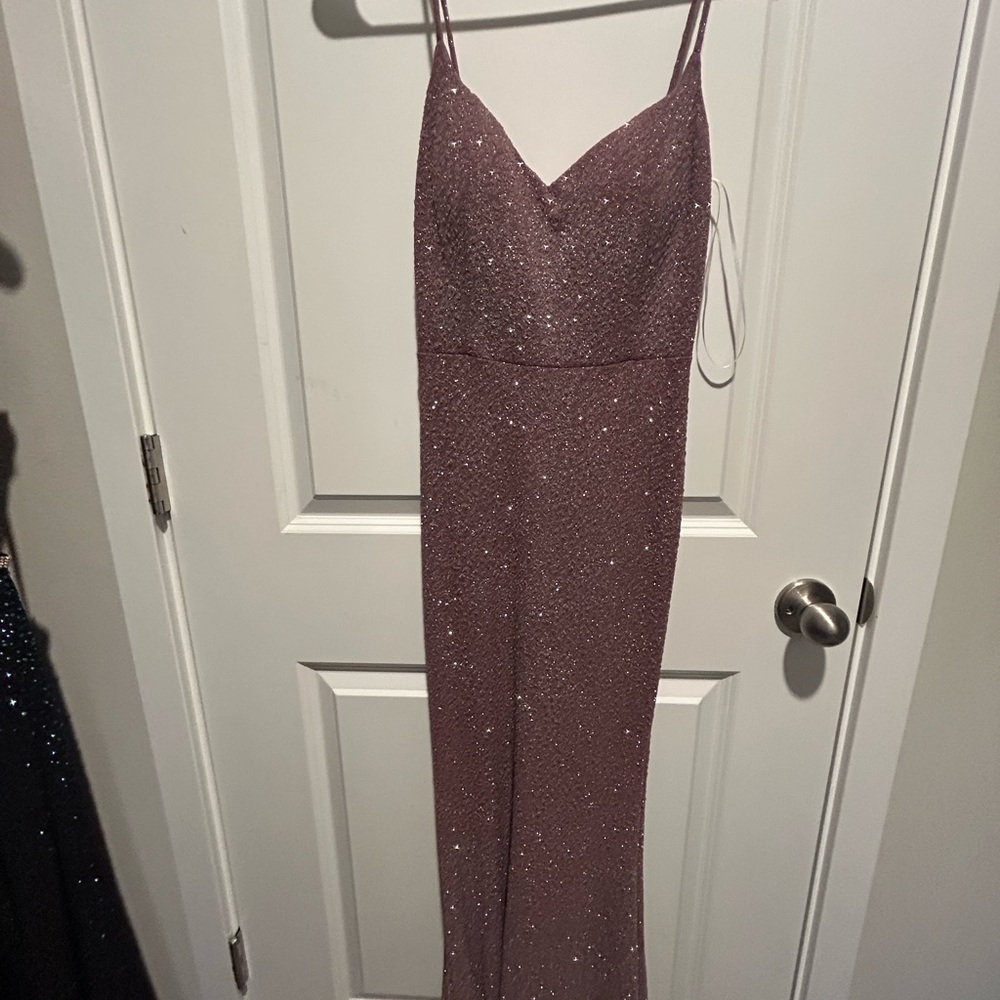 Windsor Pink Sequin Embellished Gown